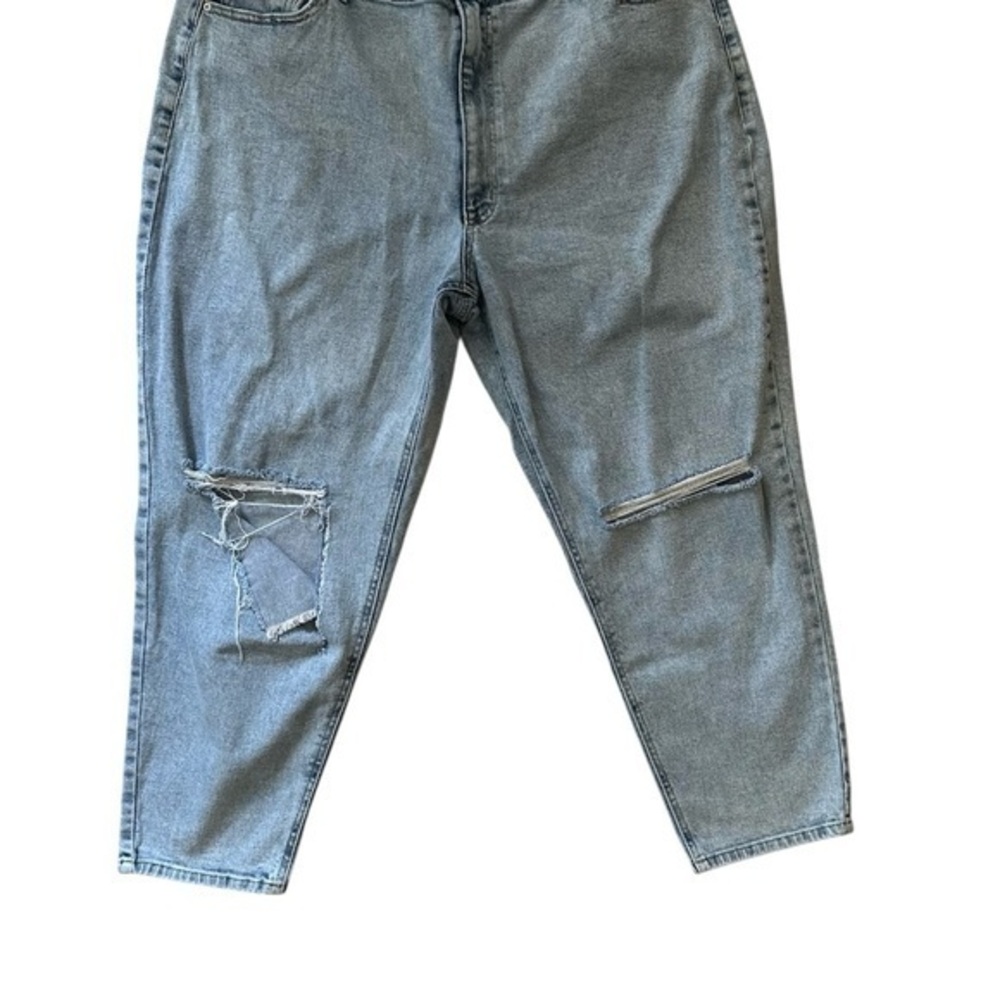 True Craft size 20WR Distressed Blue Jeans